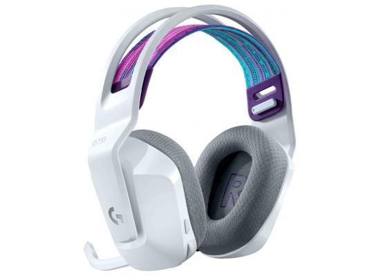 Logitech G733 LIGHTSPEED Wireless RGB Gaming Headset , Ultra-Lightweight, Wireless Gaming Headset -White